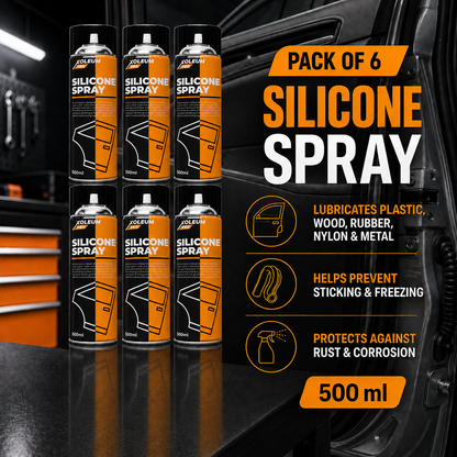 6 x Xoleum PRO Silicone Spray 500ml