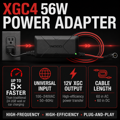 56W XGC Power Adapter – Rapid Charger for Boost X Jump Starters