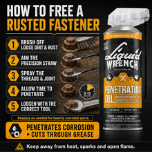 Liquid Wrench Penetrating Oil Smart Straw 400ml