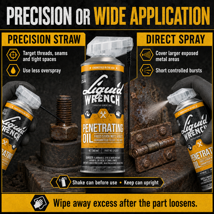 Liquid Wrench Penetrating Oil Smart Straw 400ml