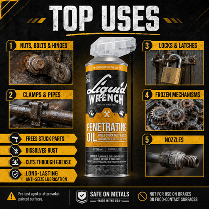 Liquid Wrench Penetrating Oil Smart Straw 400ml