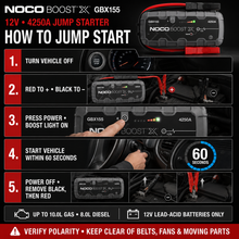 Boost X 12V Jump Starter 4250A – Powerful Emergency Battery Booster Pack