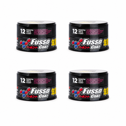 Soft99 Fusso Coat 12 mois Cire JDM longue durée foncée 200 g