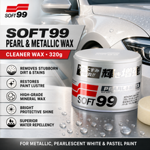 Soft99 Cire nacrée et métallique 320 g Brillance profonde et protection de la peinture
