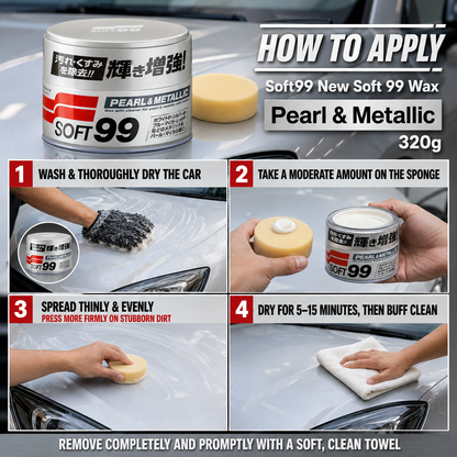Pearl & Metallic Wax 320g [PACK OF 4]