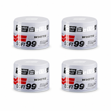 Cire blanche Soft99 300 g, brillant profond et protection de la peinture.