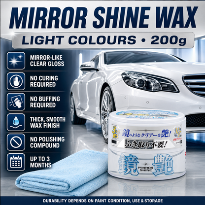 Mirror Shine Wax Light 200g [PACK OF 2]