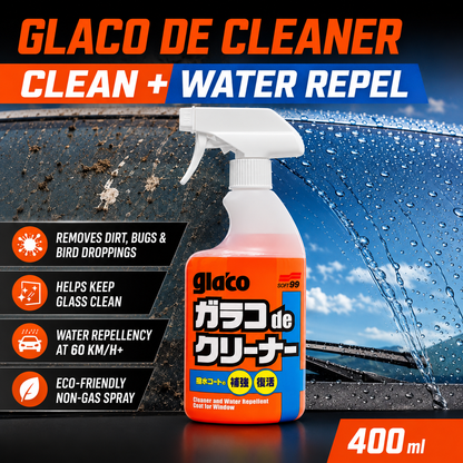 Soft99 Glaco de Cleaner Nettoyant pour vitres et revêtement hydrofuge 400 ml