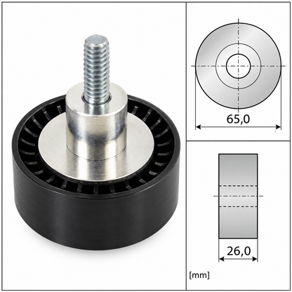 532090810 Deflection/Guide Pulley For Ford Transit Tourneo