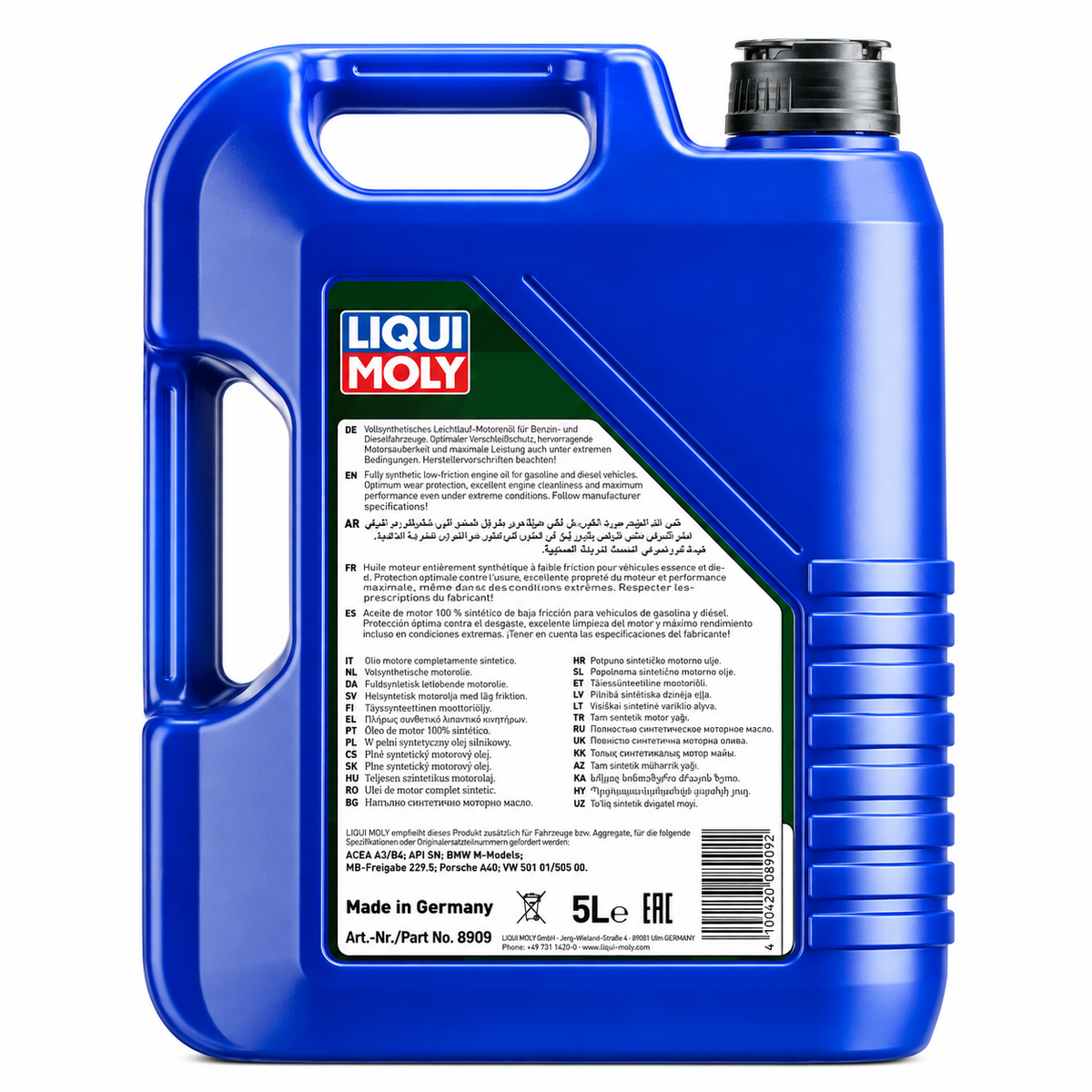 Synthoil Race Tech GT1 10W-60 5L - 8909 [PACK OF 4]