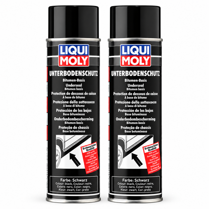 Underseal Bitumen Spray Black 500ML - 6111 [PACK OF 2]