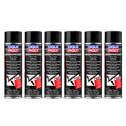 Underseal Bitumen Spray Black 500ML - 6111 [PACK OF 6]