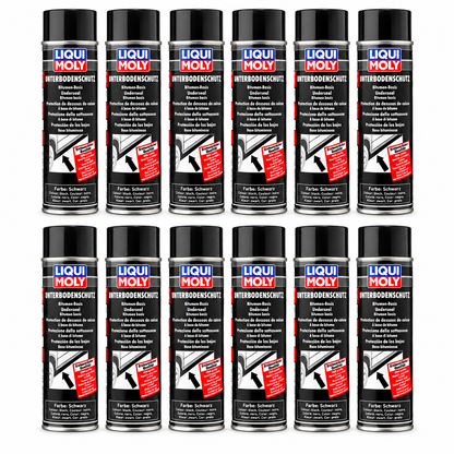 Underseal Bitumen Spray Black 500ML - 6111 [PACK OF 12]