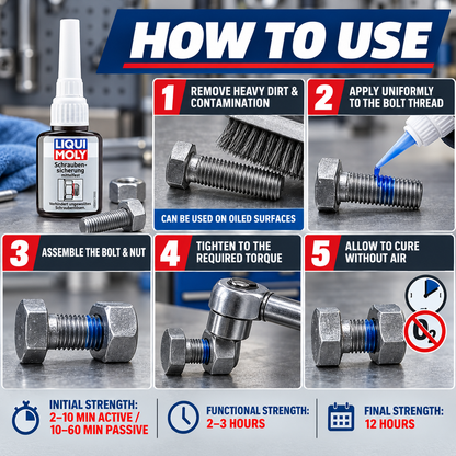 Screw Retainer Medium Strength 10g - 3801