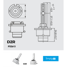 D2R Xenon HID Headlight Bulb – E-Marked Car Headlamp Replacement