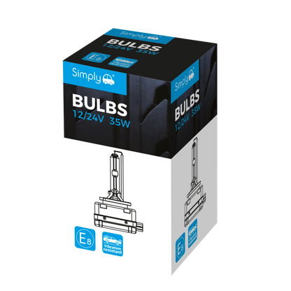 D3S Xenon Headlamp Bulb – E-Marked HID Car Headlight Replacement