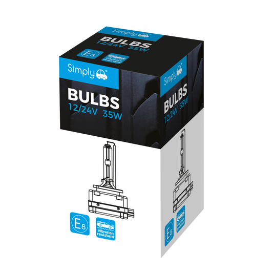 D3S Xenon Headlamp Bulb – E-Marked HID Car Headlight Replacement