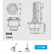 D4S Xenon HID Headlamp Bulb – Car Headlight Replacement