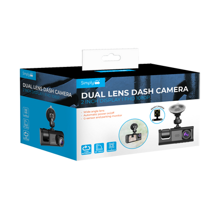 Front & Rear Dash Camera – Dual Lens Car Dash Cam