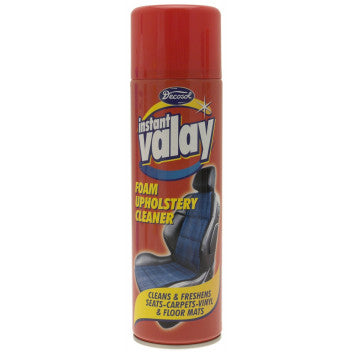 Instant Valet Upholstery Cleaner 500ml – Foam Spray for Seats, Carpets & Interiors