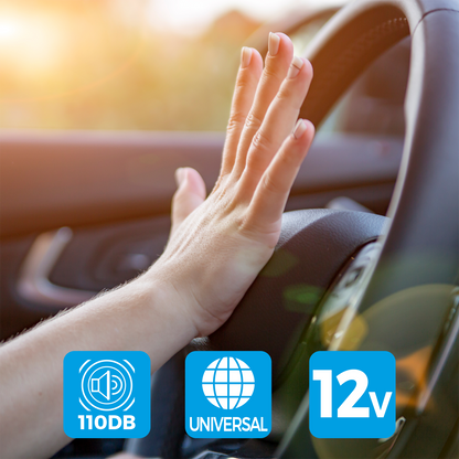 Universal 12V High Tone Car Horn – Twin / Single Electric Horn