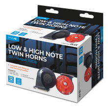 Low & High Note Twin Snail Horn Pack – 12V Car Horns