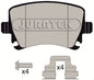 JCP1636 Brake Pad Set Rear