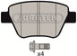 JCP4316 Brake Pad Set Rear