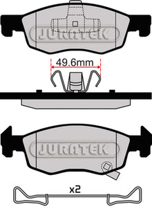 JCP8076 Brake Pad Set Front