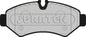 JCP8578 Brake Pad Set Rear