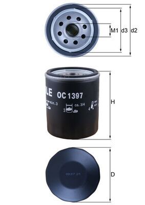 VAUXHALL MOVANO 2.2 DIESEL 2021-25 Mahle Service Kit With OIL
