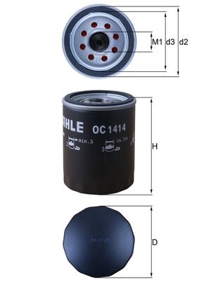 OC1414 Oil Filter