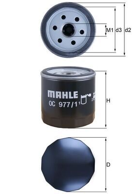 VW GOLF 1.5 PETROL 2017-2021 Mahle Service kit