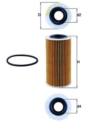 AUDI Q7 3.0 DIESEL 2015 - 2019 Mahle Service Kit