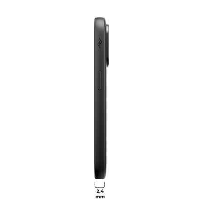 PEAK DESIGN iPhone 15 PRO Shelled Fabric Case - Charcoal Grey