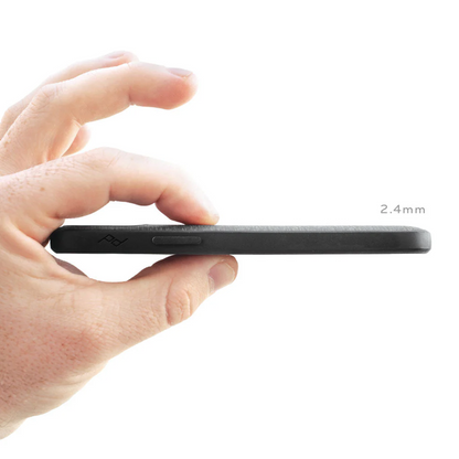 PEAK DESIGN iPhone 15 PRO MAX Shelled Fabric Case - Charcoal Grey