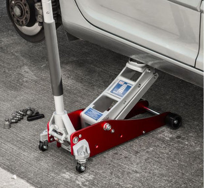 Premier 1.8T Aluminium Trolley Jack – Low Profile with Rocket Lift for Fast Lifting