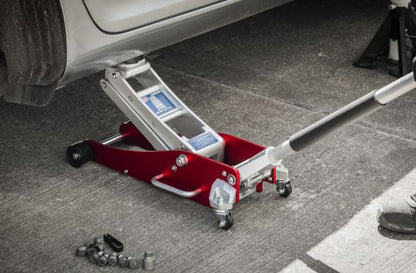 Premier 1.8T Aluminium Trolley Jack – Low Profile with Rocket Lift for Fast Lifting