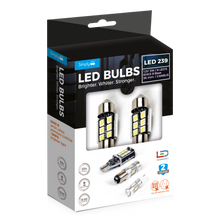 239 White CANBUS 6 LED Bulbs (Pack of 2) – Error Free Interior Light