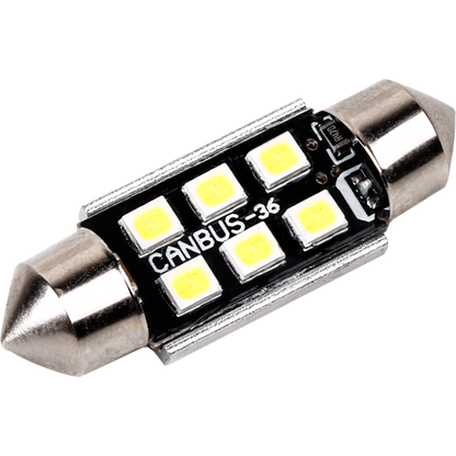 239 White CANBUS 6 LED Bulbs (Pack of 2) – Error Free Interior Light
