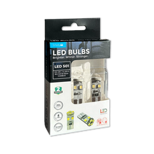 501 CANBUS 6 LED White Side Light Bulbs (PK2)