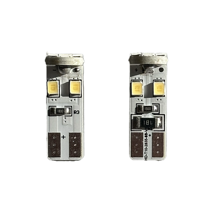501 CANBUS 6 LED White Side Light Bulbs (PK2)