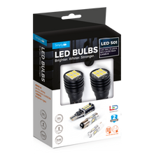 501 White CANBUS 6 LED Bulbs (Pack of 2) – Error Free Side & Interior Lights