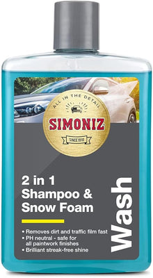 Simoniz 2 in 1 Shampoo & Wax 475ml