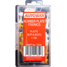 Number Plate Fixing Nuts and Bolts (100 Pack) – Secure Mounting Kit