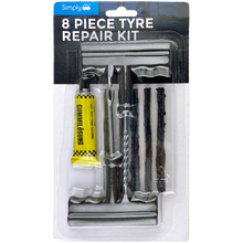 8-Piece Wheel Tyre Repair Kit – Emergency Puncture Repair Set