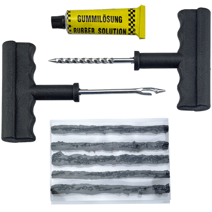 8-Piece Wheel Tyre Repair Kit – Emergency Puncture Repair Set