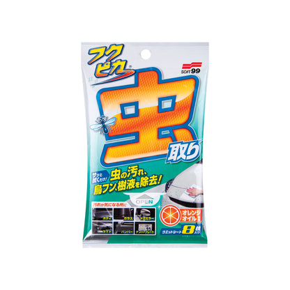 Soft99 Fukupika Bugs &amp; Bird Poo / Lingettes anti-gouttes