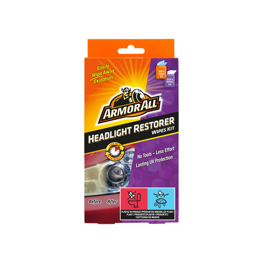 Armor All Headlight Restorer Wipes Kit