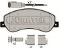JCP112 Brake Pad Set Front